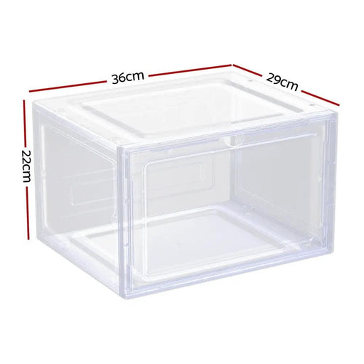 SportZone.co.nz Home & Garden > Storage Artiss Shoe Box DIY Set of 6 Stackable Magnetic Door Artiss Shoe Box DIY Set of 6 Stackable Magnetic Door