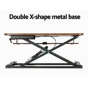SportZone.co.nz Furniture > Office > Desks Artiss Standing Desk Riser Height Adjustable Rustic Brown 80CM Artiss Standing Desk Riser Height Adjustable Rustic Brown 80CM