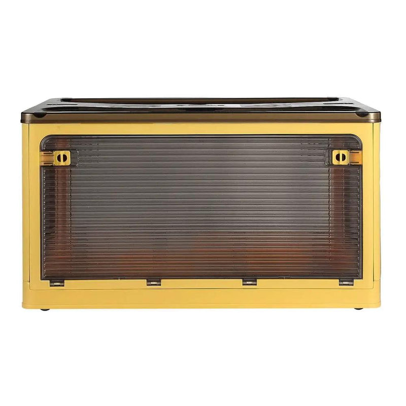 Artiss Storage Box Container Foldable Stackable 5 Sides Open Transparent 115L by SportZone.co.nz