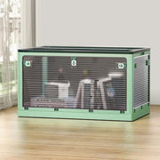Artiss Storage Box Container Foldable Stackable 5 Sides Open Transparent 140L by SportZone.co.nz