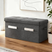 SportZone.co.nz Furniture > Living Room > Ottomans & Footstools Artiss Storage Ottoman Foot Stool Rest Foldable Artiss Storage Ottoman Foot Stool Rest Foldable