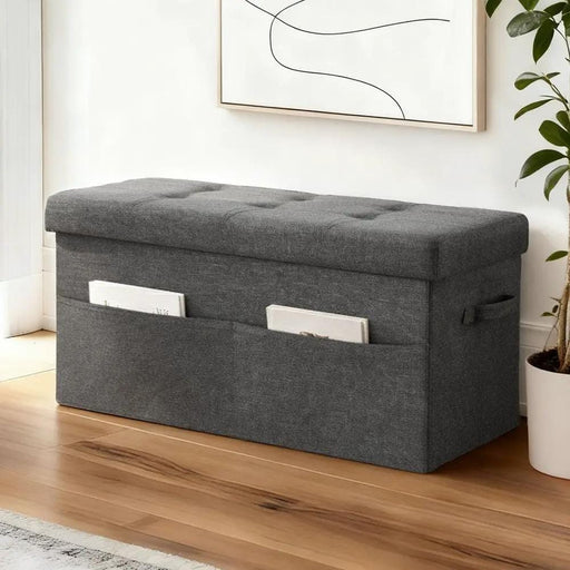 SportZone.co.nz Furniture > Living Room > Ottomans & Footstools Artiss Storage Ottoman Foot Stool Rest Foldable Artiss Storage Ottoman Foot Stool Rest Foldable