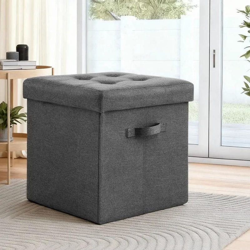 SportZone.co.nz Furniture > Living Room > Ottomans & Footstools Artiss Storage Ottoman Rest Foot Stool Foldable Artiss Storage Ottoman Rest Foot Stool Foldable