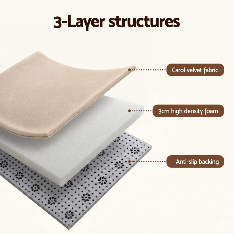SportZone.co.nz Home & Garden > Rugs > Floor Rugs Artiss Tatami Mat Floor Mattress 3cm Thick Futon Mattresses Mellow Mat Rugs Living Room Beige Artiss Tatami Mat Floor Mattress 3cm Thick Futon Mattresses Mellow Mat Rugs Living Room Beige
