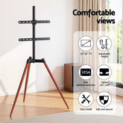 SportZone.co.nz Furniture > Living Room > TV Units Artiss TV Stand 32-65 inch LED LCD Screen Wooden Tripod Easel Height Adjustable Artiss TV Stand 32-65 inch LED LCD Screen Wooden Tripod Easel Height Adjustable