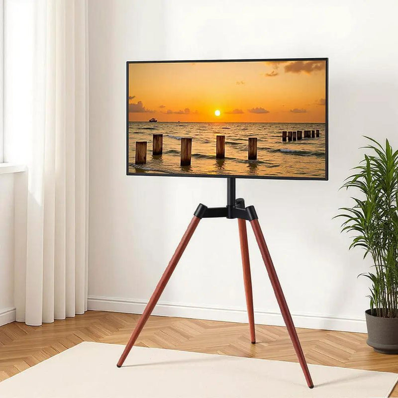 SportZone.co.nz Furniture > Living Room > TV Units Artiss TV Stand 32-65 inch LED LCD Screen Wooden Tripod Easel Height Adjustable Artiss TV Stand 32-65 inch LED LCD Screen Wooden Tripod Easel Height Adjustable