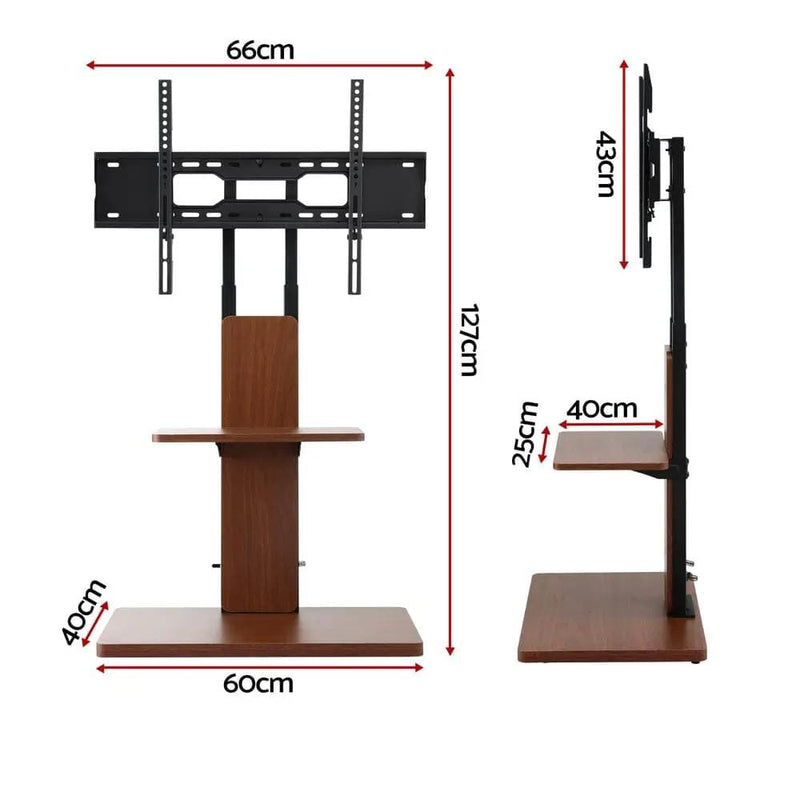 SportZone.co.nz Furniture > Living Room > TV Units Artiss TV Stand 32-70" Wooden Tray Swivel Height Adjustable Artiss TV Stand 32-70" Wooden Tray Swivel Height Adjustable
