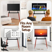 SportZone.co.nz Furniture > Living Room > TV Units Artiss TV Stand 32-75 inch LED LCD Screen Wooden Floor Easel Height Adjustable Artiss TV Stand 32-75 inch LED LCD Screen Wooden Floor Easel Height Adjustable