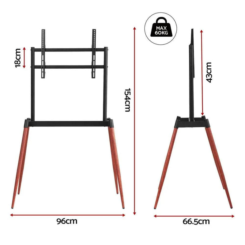 SportZone.co.nz Furniture > Living Room > TV Units Artiss TV Stand 32-75 inch LED LCD Screen Wooden Floor Easel Height Adjustable Artiss TV Stand 32-75 inch LED LCD Screen Wooden Floor Easel Height Adjustable
