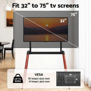 SportZone.co.nz Furniture > Living Room > TV Units Artiss TV Stand 32-75 inch LED LCD Screen Wooden Floor Easel Height Adjustable Artiss TV Stand 32-75 inch LED LCD Screen Wooden Floor Easel Height Adjustable
