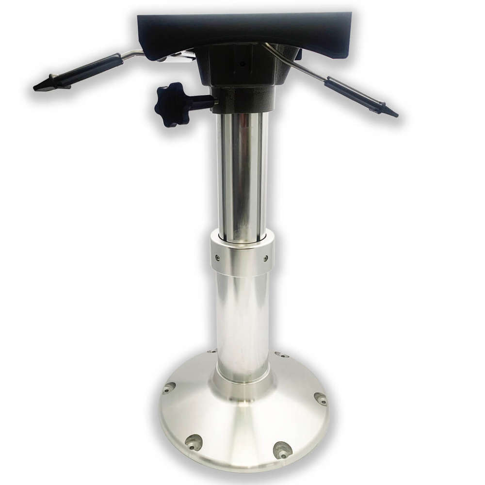 Seat Pedestal-Gas Adjust 432-610mm with Slider - Action Outdoors Kiwi