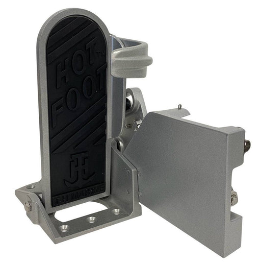 Engine Foot Throttle HOT FOOT product image showcasing its stainless steel construction and multi-fit design for better throttle control.
