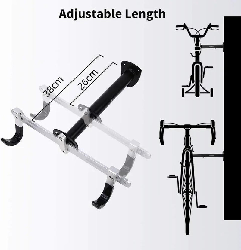 Bike Wall Mount Adjustable by salelink.co.nz