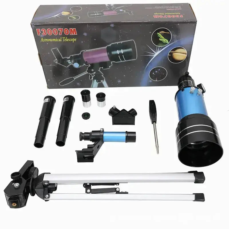 Astronomical Telescope – HD High Magnification with Finder (2 colours available) by Habicare