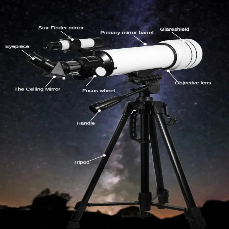 Astronomical Telescope with Tripod & Phone Adapter by Habicare