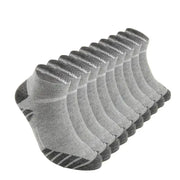 Athletic Ankle Socks – Cushioned Cotton, 1/10/20 Pairs (Unisex) by Habicare