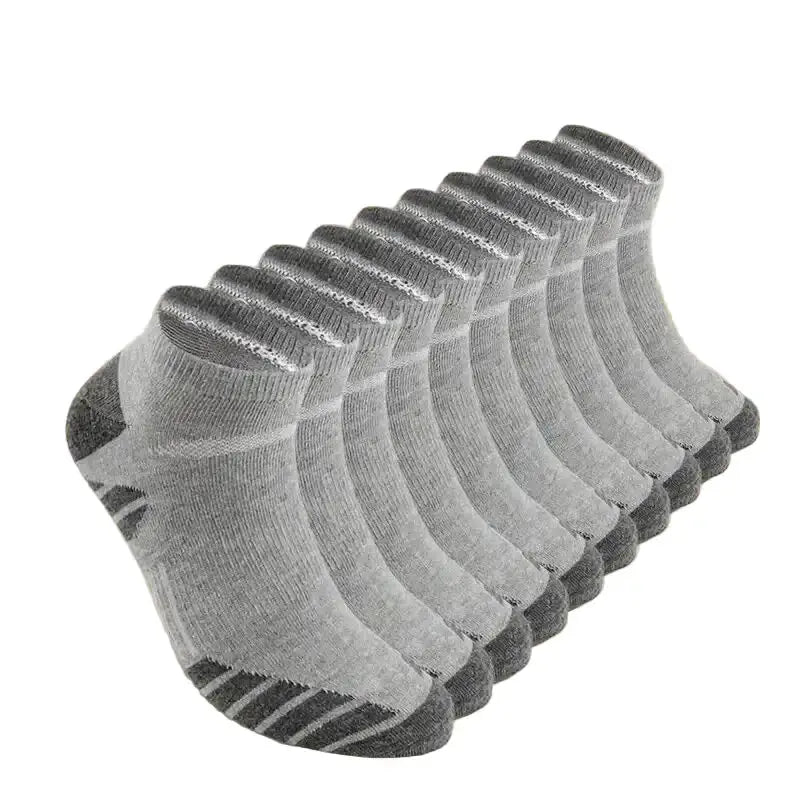 Athletic Ankle Socks – Cushioned Cotton, 1/10/20 Pairs (Unisex) by Habicare
