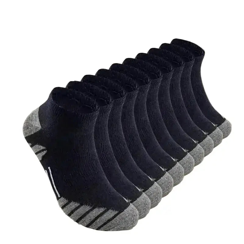 Athletic Ankle Socks – Cushioned Cotton, 1/10/20 Pairs (Unisex) by Habicare