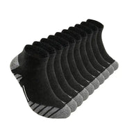 Athletic Ankle Socks – Cushioned Cotton, 1/10/20 Pairs (Unisex) by Habicare