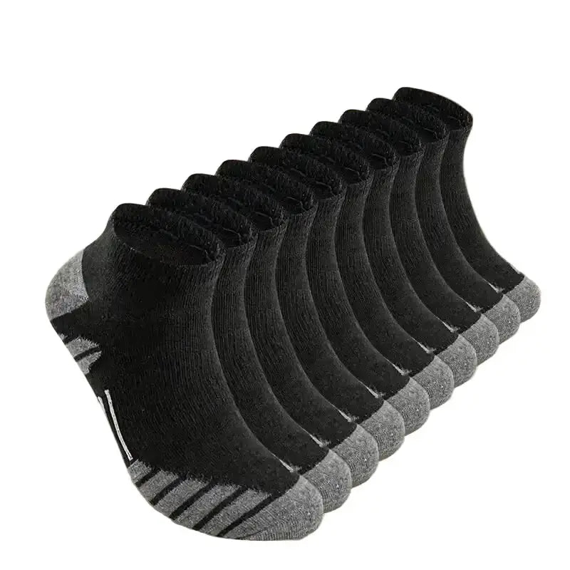 Athletic Ankle Socks – Cushioned Cotton, 1/10/20 Pairs (Unisex) by Habicare