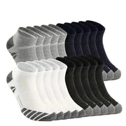 Athletic Ankle Socks – Cushioned Cotton, 1/10/20 Pairs (Unisex) by Habicare