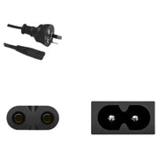 AU Plug IEC C7 Figure-8 Power Cord for Laptop by Habicare