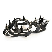 18-Tooth Stainless Steel Ice Crampons for Climbing - Silicone Anti-Slip Traction | M & L by Mead's Supply & Equipment Outfitters limited
