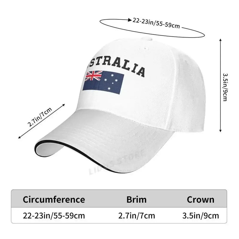 Australia Flag Baseball Cap by Habicare