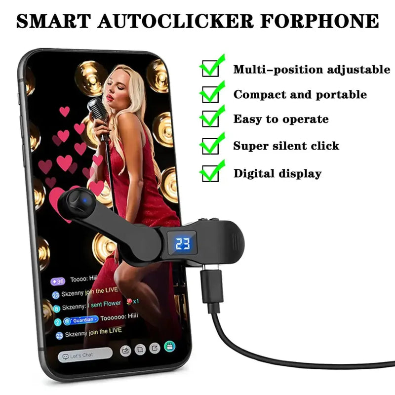 Auto Screen Clicker USB Touch Tapper for Smartphones by Habicare