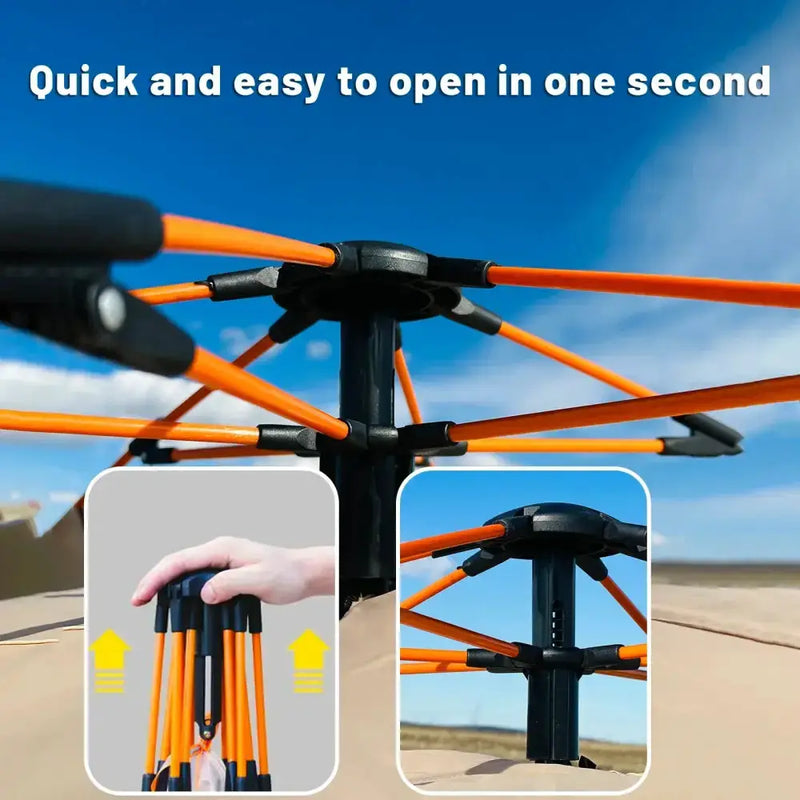 Automatic Quick-Open Camping Tent (2 sizes available) by Habicare