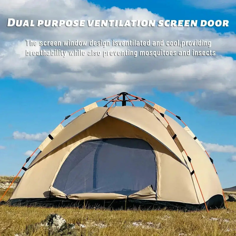 Automatic Quick-Open Camping Tent (2 sizes available) by Habicare
