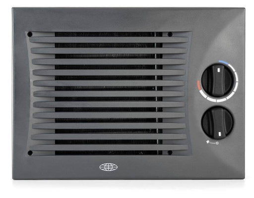 Fan Matrix – 2.75Kw 1 Speed Fan With Thermostat front view showing controls and grill design