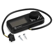 Autoterm 2D 12v RV Diesel Heater Single Outlet controller with screws and wiring for installation.