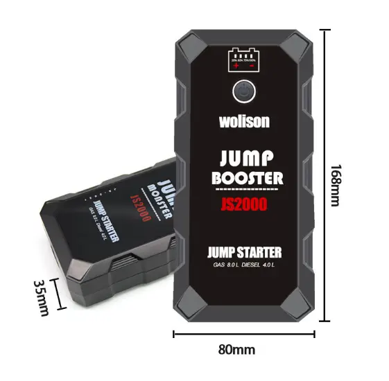 20000mAh Jump Starter 2000A by salelink.co.nz