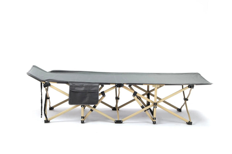 Folding Camping Stretcher Bed 190x71x36cm by salelink.co.nz