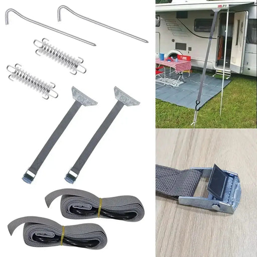 Awning Tie Down Straps (with tensioner) for Caravans & RV's by Habicare