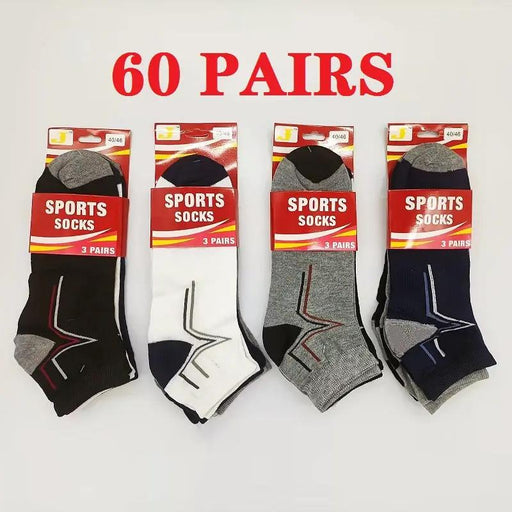 WHOLESALE - (60 Pairs) Ankle Socks - M7-10 / W8-11 by dealonline.co.nz