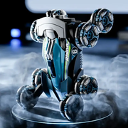 8 Wheels RC Stunt 2.4GHz Drift Car Spray & Light 360° Flips Rotating Swivel Arm by dealonline.co.nz