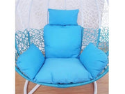 Cushion Pad Seat Set High Quality For Hanging Basket Chair - Blue by dealonline.co.nz