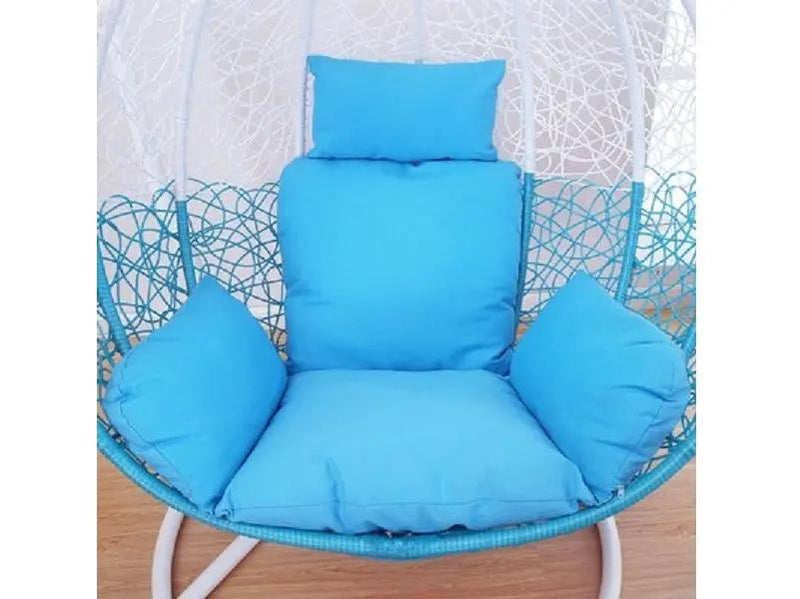 Cushion Pad Seat Set High Quality For Hanging Basket Chair - Blue by dealonline.co.nz