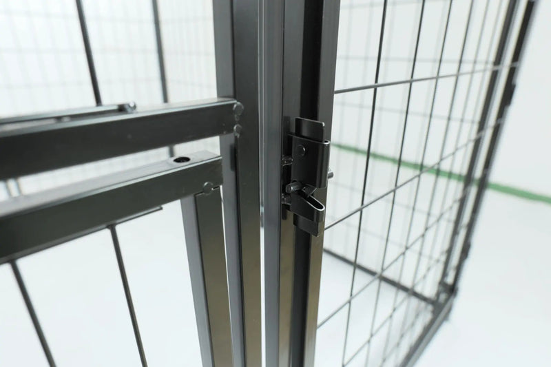 8 Panel Pet Playpen Dog Exercise Pen Fence Metal Exercise Barrier 100cm