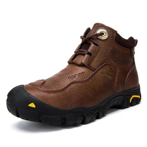 Men's Leather High-Top Shoes — Non-Slip Rubber Sole | Sizes 40–46 – view 2