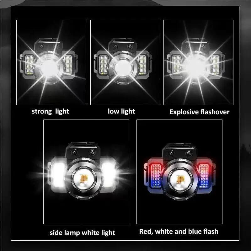 Super Bright LED Headlamp Rechargeable Headlight Zoomable Head Torch Lamp Flashlight by China Dropship