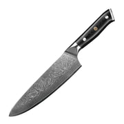 Damascus Kitchen Set With G10 Handles Western-style Chefs And Slicing Knife Kitchen Knife by China Dropship