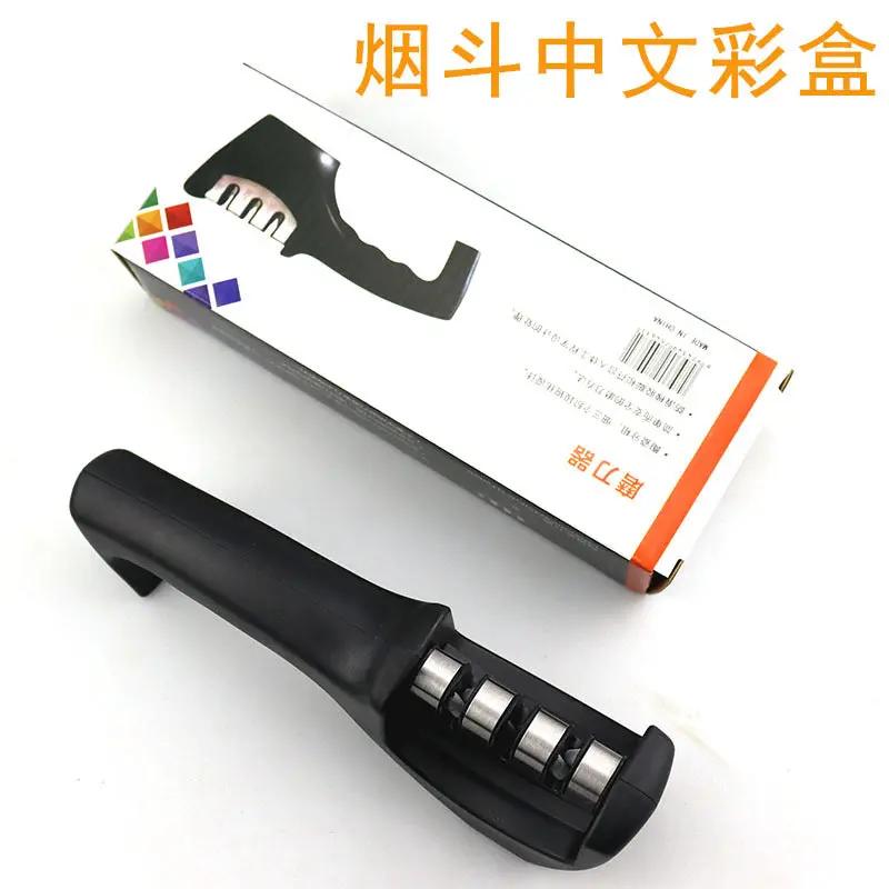 Household Hand-held Three-segment Fast Sharpening Blade Diamond Knife Slicker Double Ceramic Boxed by China Dropship