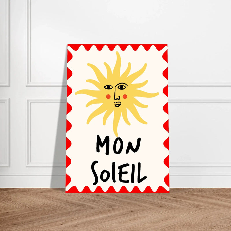 Mon Soleil by Blank Wall Print Shop