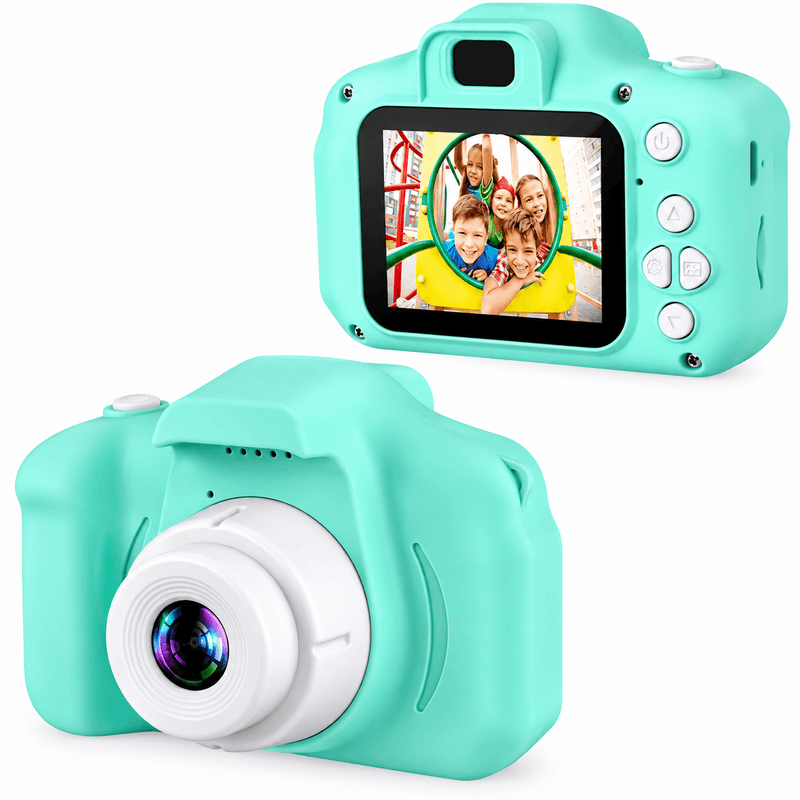techplus Kids Digital Camera 1080P HD – Mini Waterproof Camera with 2.4-Inch Screen Blue Pink Green Kids Digital Camera 1080P HD – Mini Waterproof Camera with 2.4-Inch Screen Blue Pink Green