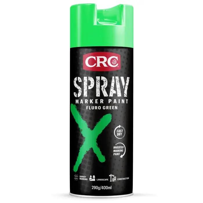 CRC Spray Marker Paint Fluro Green 400ml