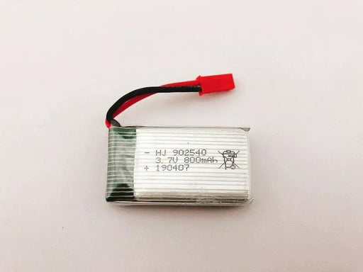 3.7V 800mAh Red Li-Po Rechargeable Battery for Drone by dealonline.co.nz