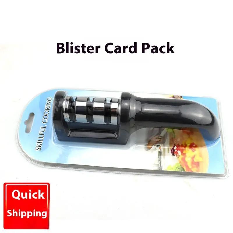 Household Hand-held Three-segment Fast Sharpening Blade Diamond Knife Slicker Integrated Plastic Box by China Dropship